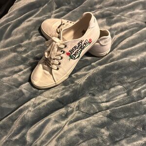 Harley-Davidson Women's White Canvas Shoes